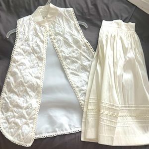 Baby christening vest, baby christening outfit